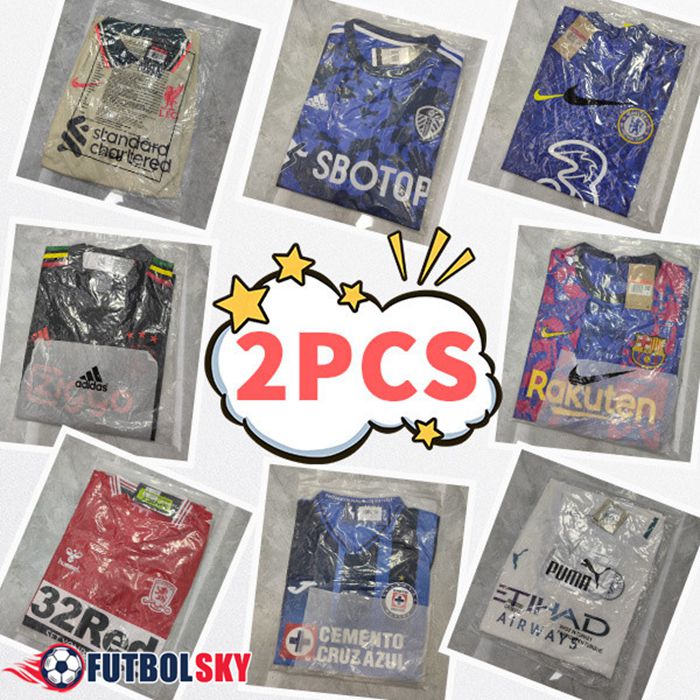 Camisetas De Futbol No Numbers - Enviado Al Azar 2PCS