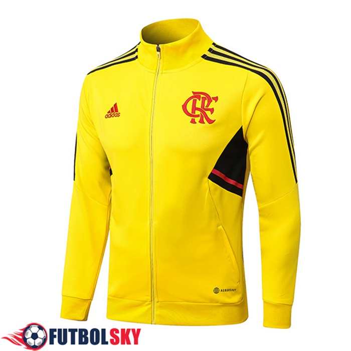 Chaquetas Futbol Flamenco Amarillo 2022/2023