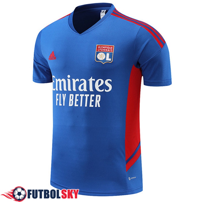 Camiseta Entrenamiento Lyon Azul 2022/2023