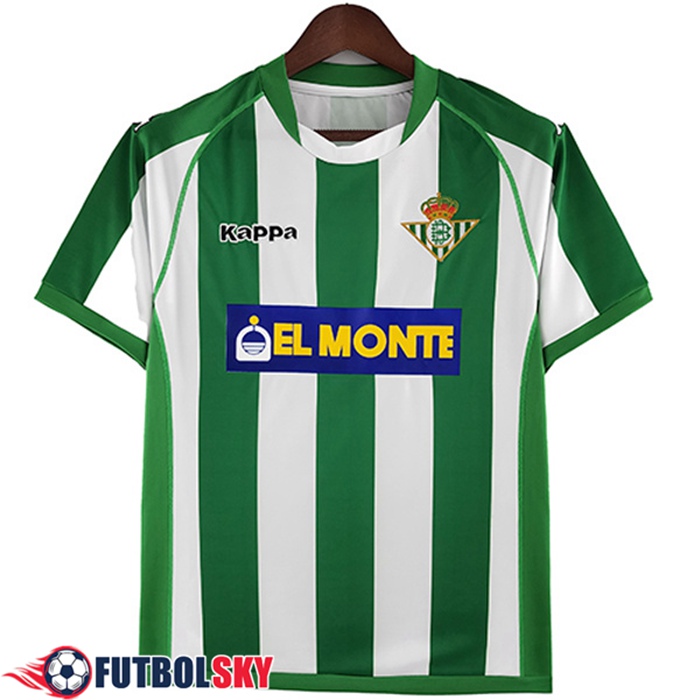 Camisetas De Futbol Real Betis Retro Primera 2001/2002