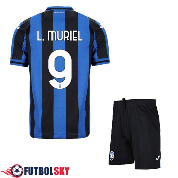 Camisetas De Futbol Atalanta (L.MURIEL #9) Ninos Primera 2022/23
