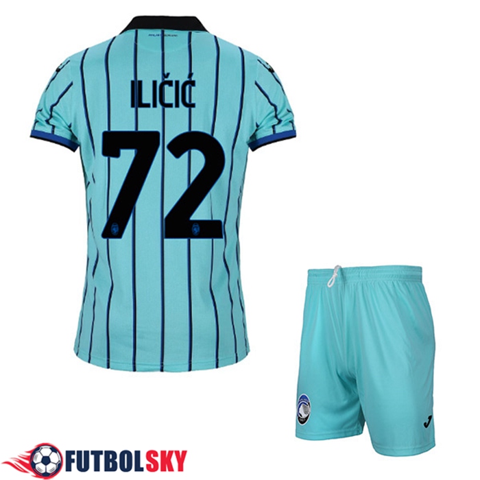 Camisetas De Futbol Atalanta (ILIČIĆ #72) Ninos Tercera 2022/23