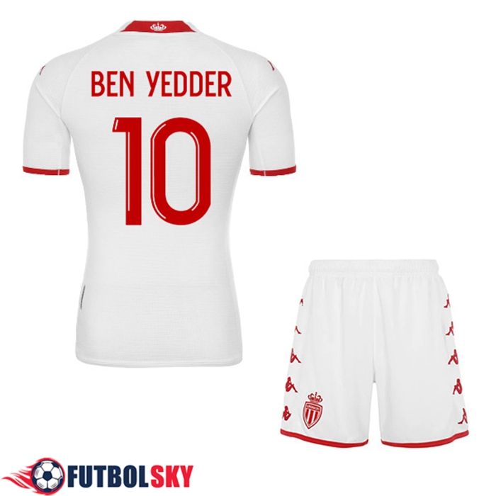 Camisetas De Futbol AS Monaco (BEN YEDDER #10) Ninos Primera 2022/23