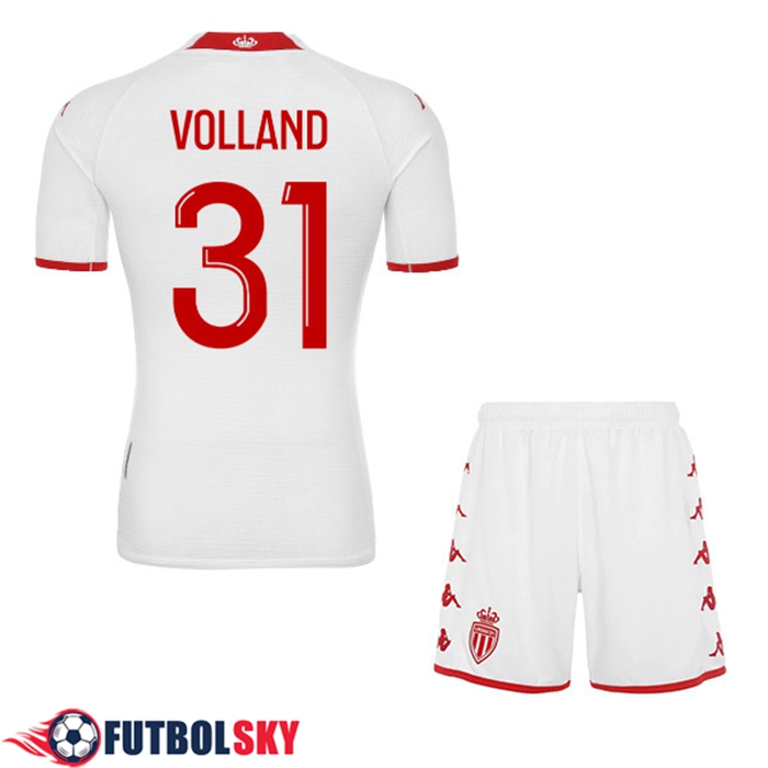 Camisetas De Futbol AS Monaco (VOLLAND #31) Ninos Primera 2022/23