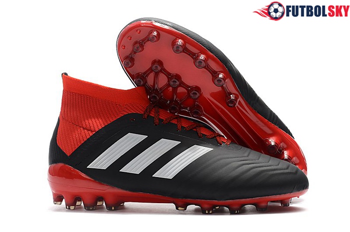 Adidas Botas De Fútbol Predator 18.1 AG Negro/Rojo
