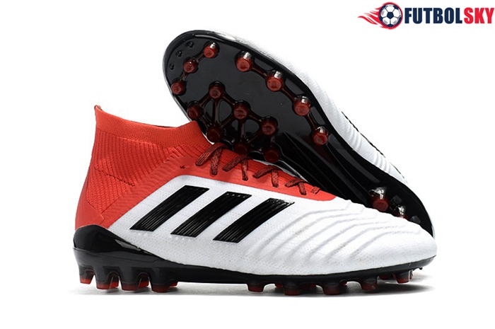 Adidas Botas De Fútbol Predator 18.1 AG Blanco/Rojo