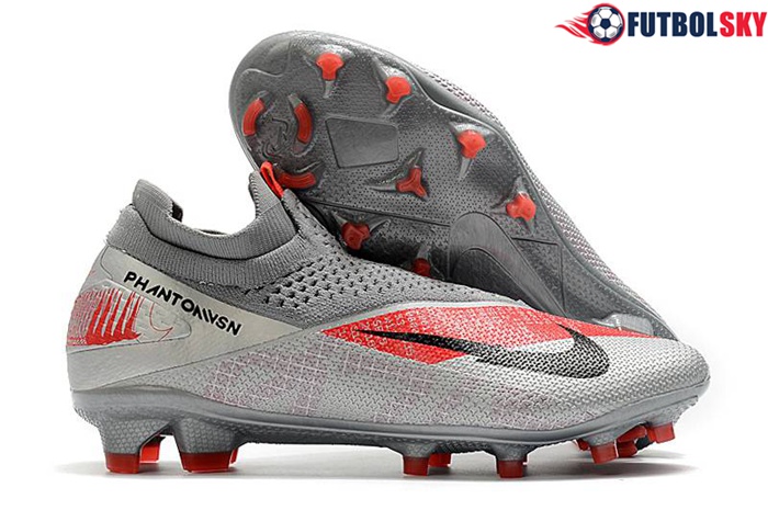 Nike Botas De Fútbol Phantom VSN 2 Elite DF FG Gris