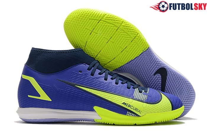 Nike Botas De Fútbol Mercurial Superfly VIII Academy IC Azul marino