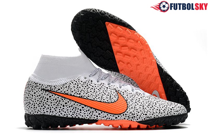 Nike Botas De Fútbol Mercurial Superfly 7 Elite MDS TF Blanco/Negro