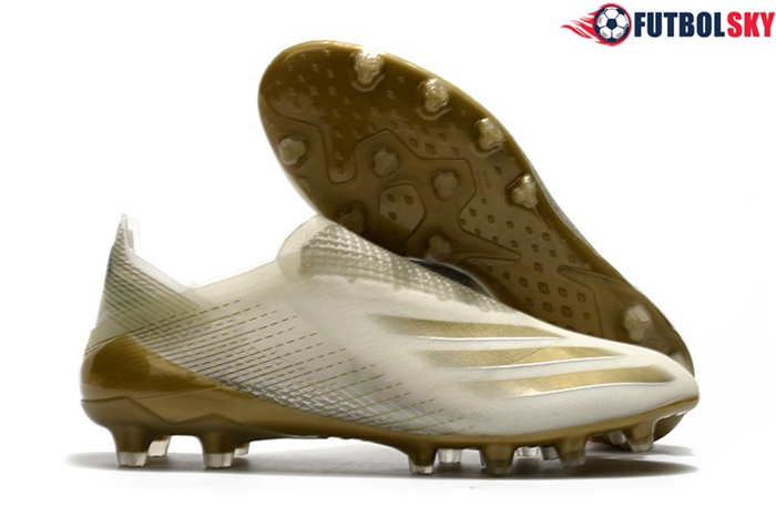 Adidas Botas De Fútbol X Ghosted AG Blanco/Marrón