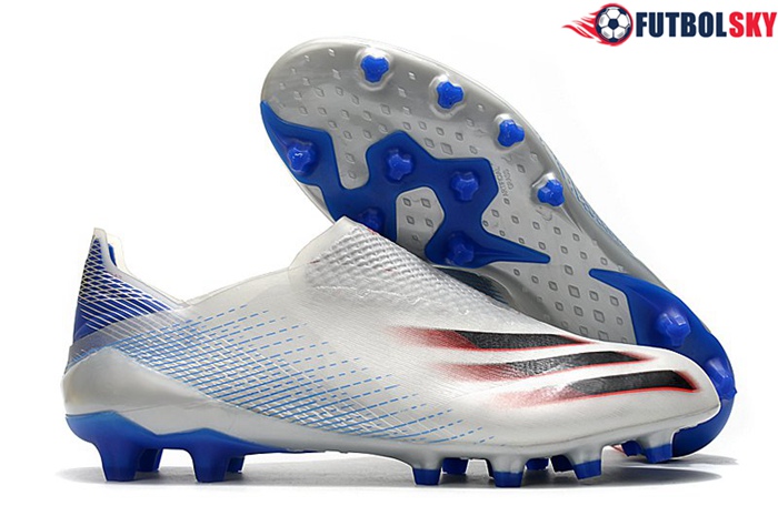 Adidas Botas De Fútbol X Ghosted AG Blanco/Azul