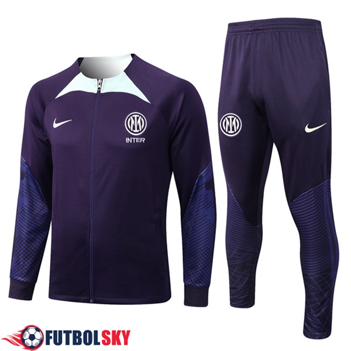 Chandal Equipos De Futbol - Chaqueta Inter Milan Violeta 2022/2023