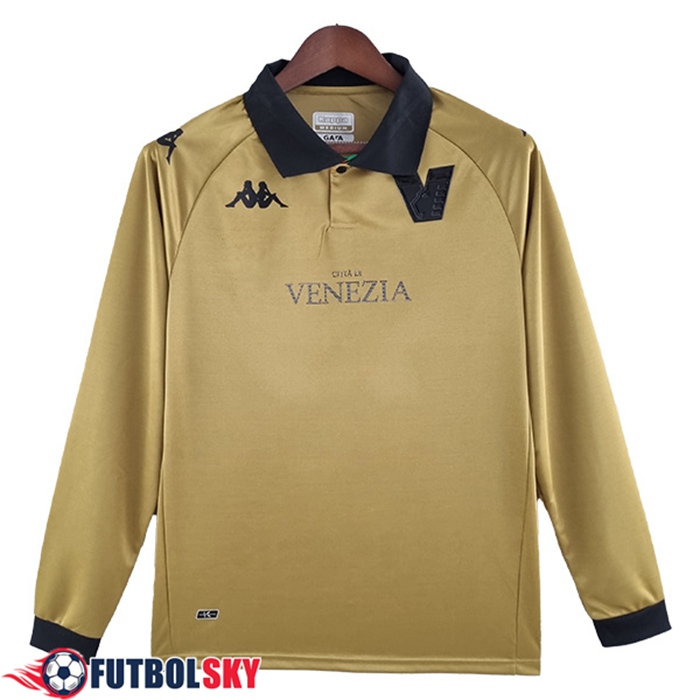 Nueva Camisetas De Futbol Venezia FC Amarillo Manga Larga 2022/2023