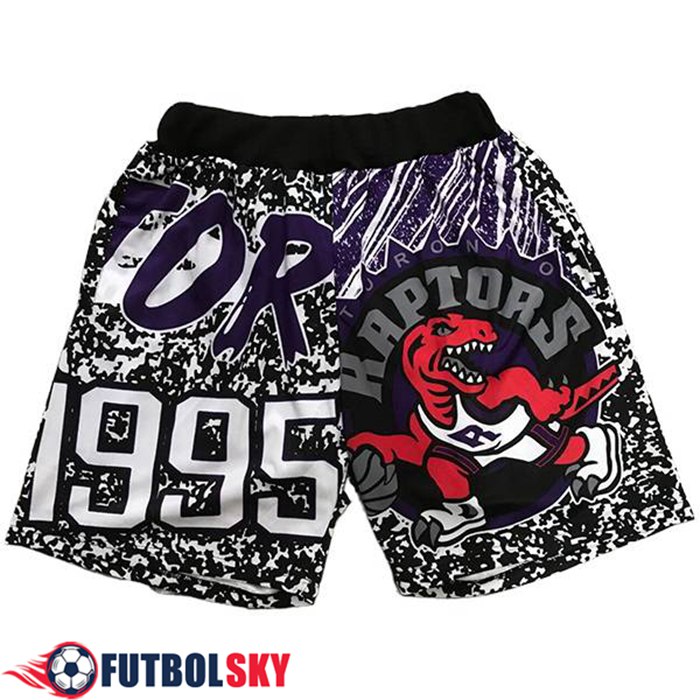 Cortos NBA Toronto Raptors Negro/Violeta