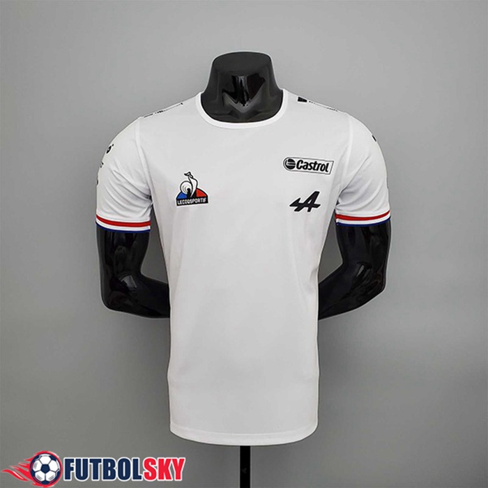 T-Shirt F1 Alpine Racing Team Blanco 2022