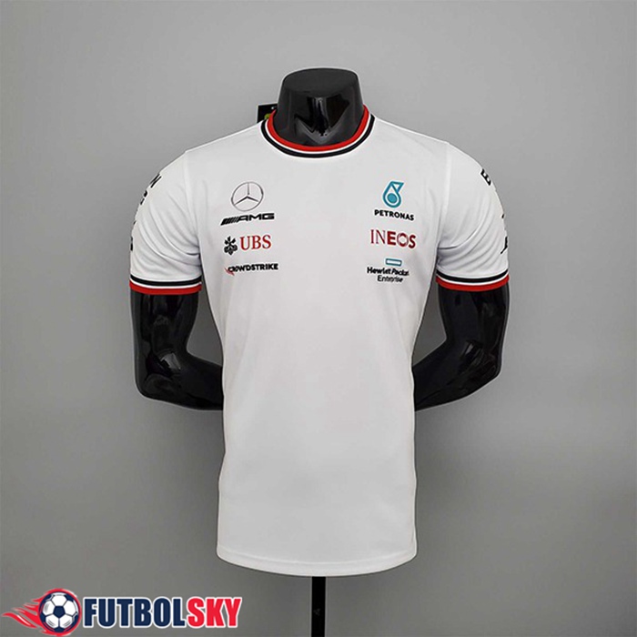 T-Shirt F1 Mercedes Benz Team Blanco 2022