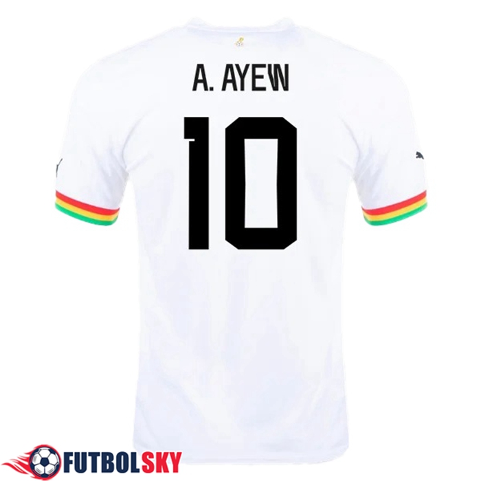 Camiseta Equipo Nacional Ghana (A.AYEW #10) 2022/2023 Primera