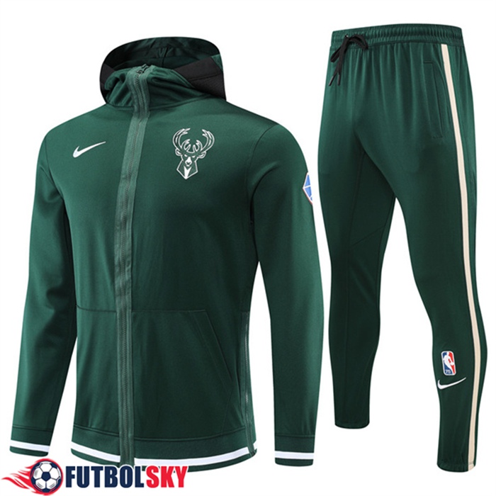 Chandal Equipos De Futbol Milwaukee Bucks Verde 2022
