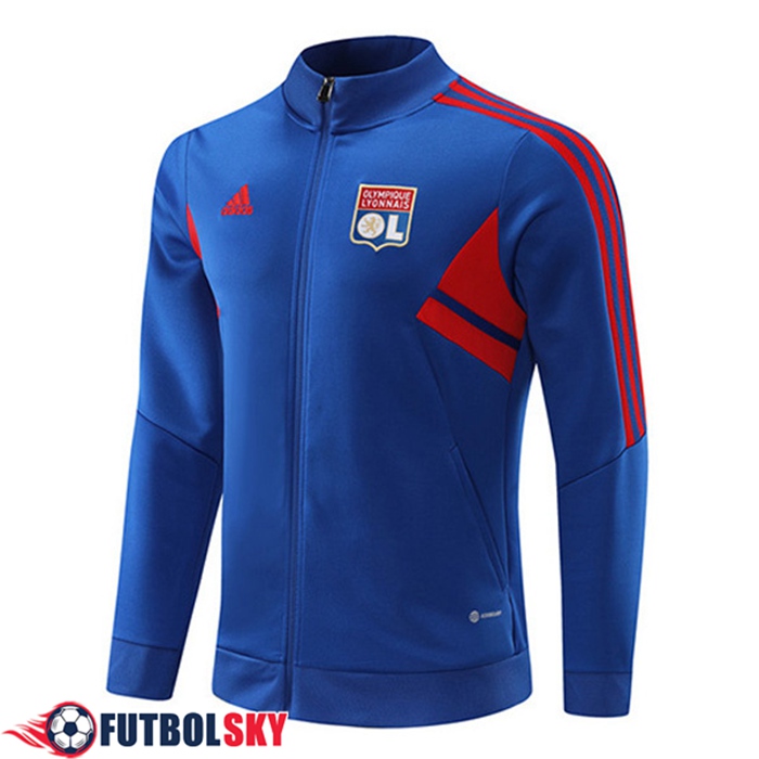 Chaquetas Futbol Lyon Azul 2022/2023