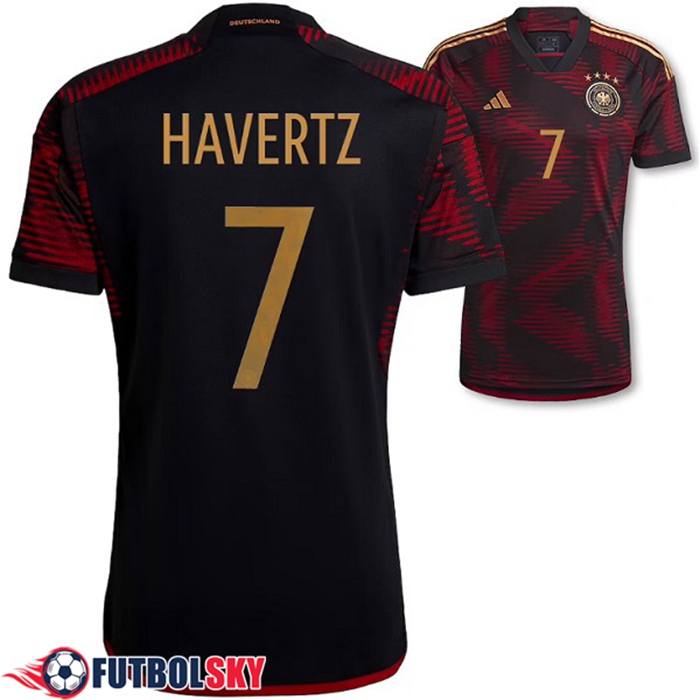Camisetas De Futbol Alemania (HAVerdeZ #7）Copa Del Mundo 2022 Segunda