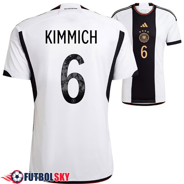 Camisetas De Futbol Alemania (KIMMICH #6）Copa Del Mundo 2022 Primera