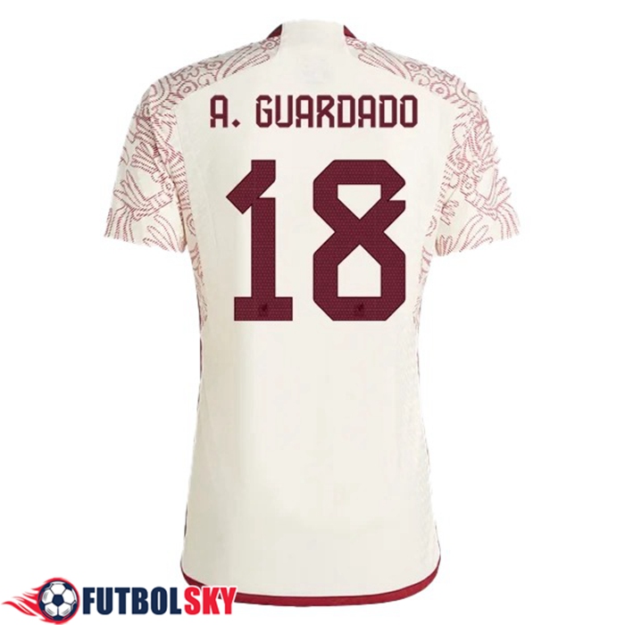 Camisetas De Futbol México (A. GUARDADO #18）Copa Del Mundo 2022 Segunda