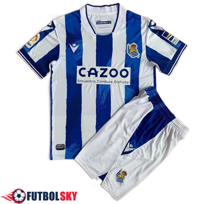 Nueva Camisetas De Futbol Real Sociedad Ninos Primera 2022/2023
