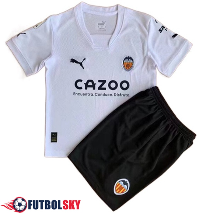 Comprar Nueva Camisetas De Futbol Valencia CF Ninos Primera 2022/2023