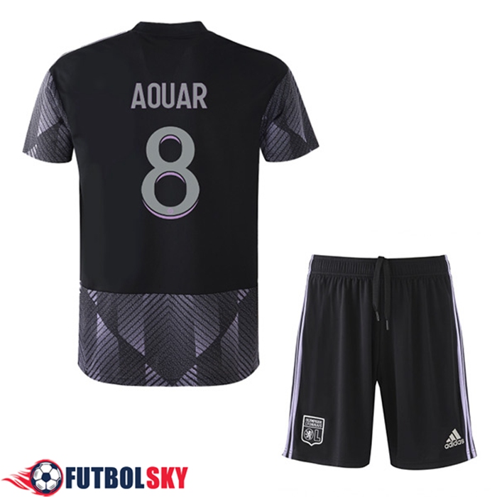 Camisetas De Futbol Lyon (AOUAR #8) ) Ninos Tercera 2022/2023