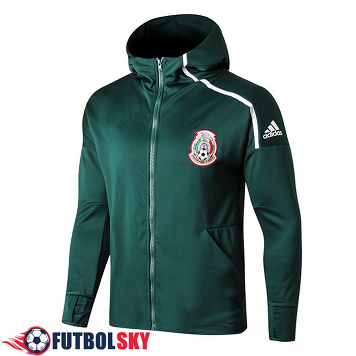 Chaqueta Con Capucha México Verde 2022/2023