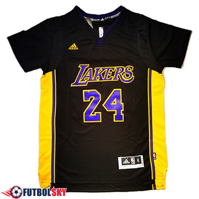 Camisetas Los Angeles Lakers (BRYANT #24) 2022/23 Negro