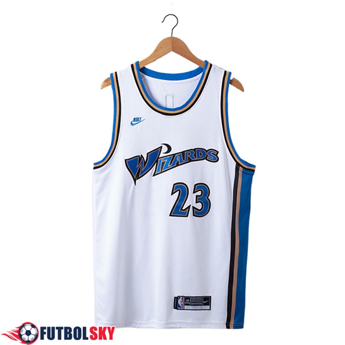 Camisetas Washington Wizards (JORDAN #23) 2022/23 Blanco