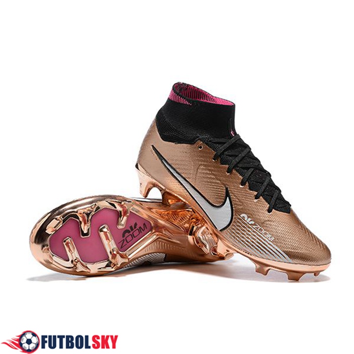 Nike Botas De Fútbol Air Zoom Mercurial Superfly IX Elite FG Dorado