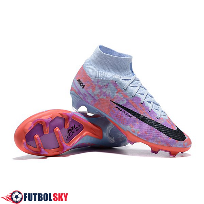 Nike Botas De Fútbol Air Zoom Mercurial Superfly IX Elite FG Violeta/Azul