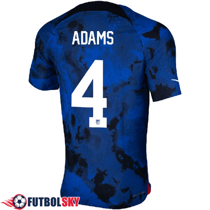 Camiseta Equipo Nacional Estados Unidos (ADAMS #4) 2022/2023 Segunda