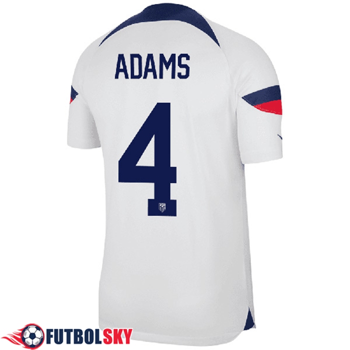Camiseta Equipo Nacional Estados Unidos (ADAMS #4) 2022/2023 Primera