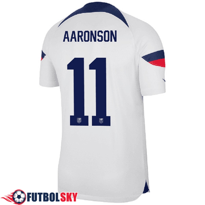 Camiseta Equipo Nacional Estados Unidos (AARONSON #11) 2022/2023 Primera