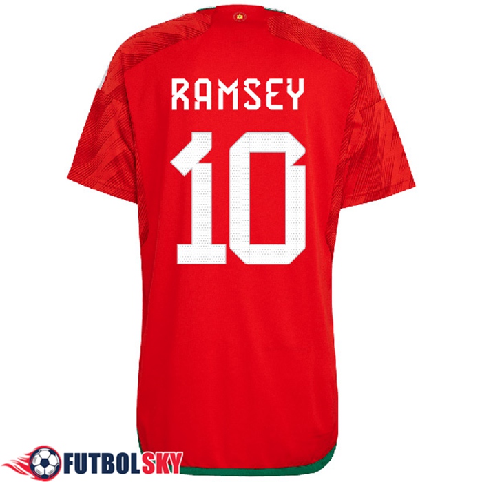 Camiseta Equipo Nacional Gales (RAMSEY #10) 2022/2023 Primera