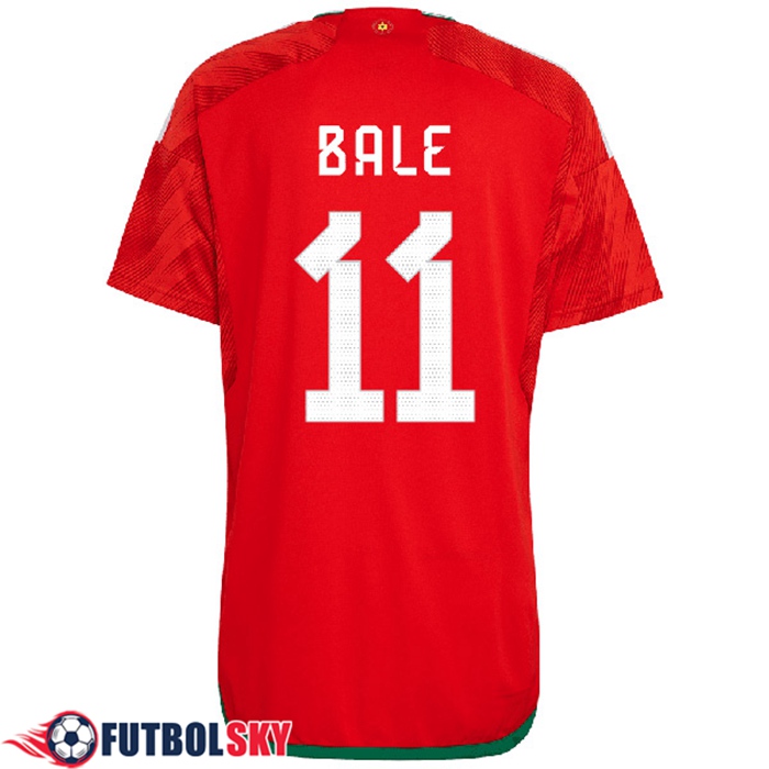 Camiseta Equipo Nacional Gales (BALE #11) 2022/2023 Primera