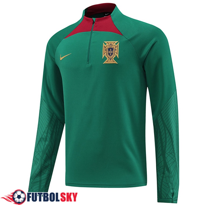 Sudadera De Entrenamiento Portugal Verde 2022/2023