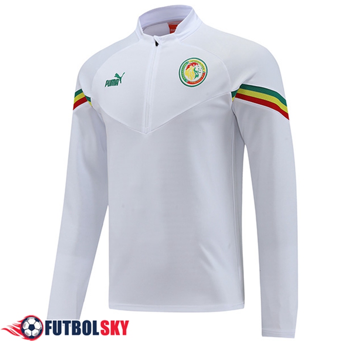 Sudadera De Entrenamiento Sénégal Blanco 2022/2023