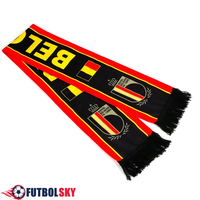 Nueva pañuelos Copa Del Mundo 2022 Bélgica Negro/Rojo/Amarillo