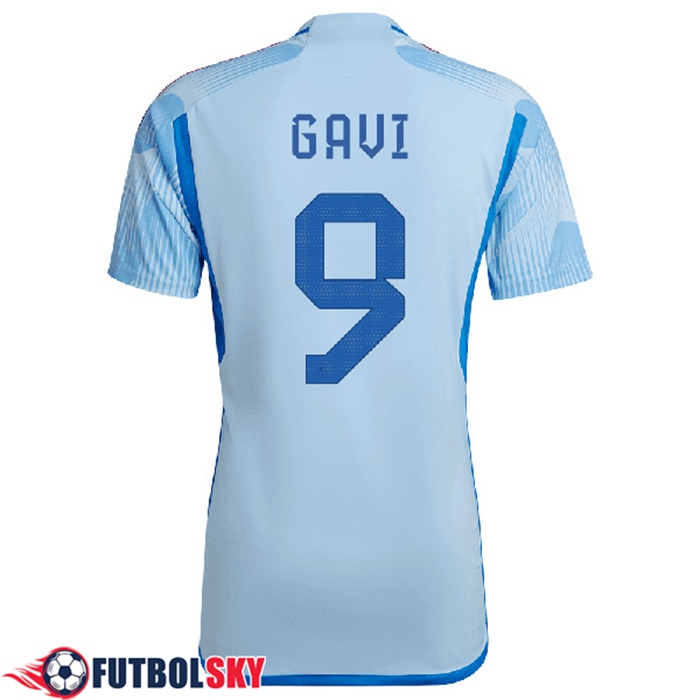 Camisetas De Futbol España (GAVI #9) Copa Del Mundo 2022 Segunda