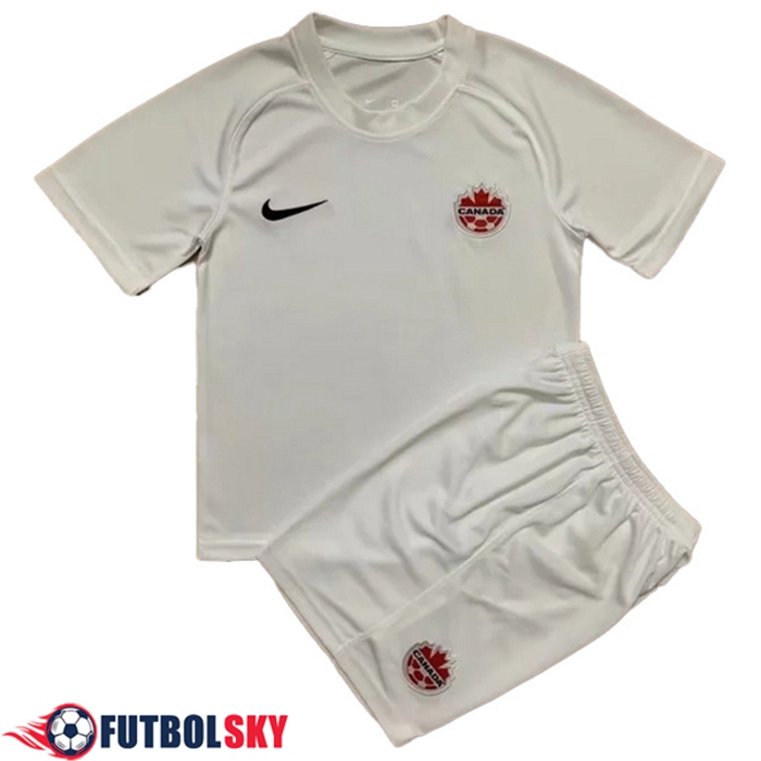 Nueva Camisetas De Futbol Canada Ninos Segunda 2022/2023