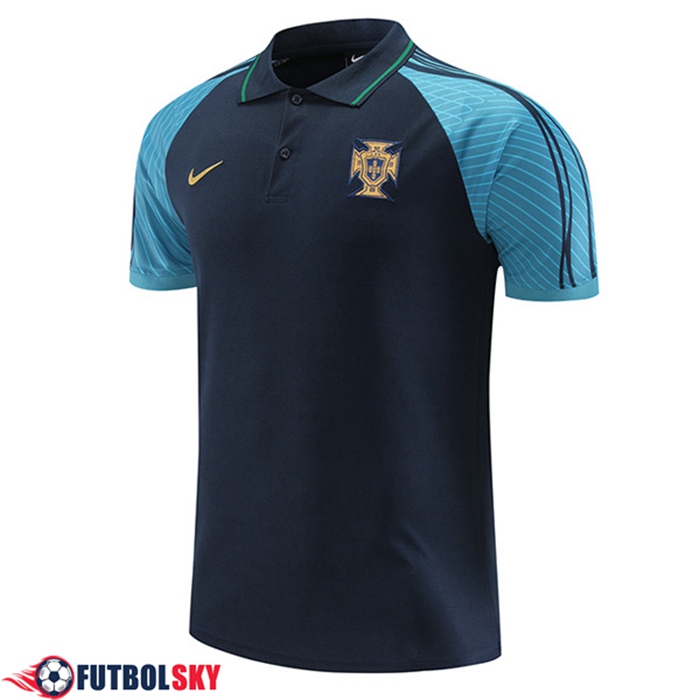 Camiseta Polo Portugal Azul Marine 2022/2023 -02