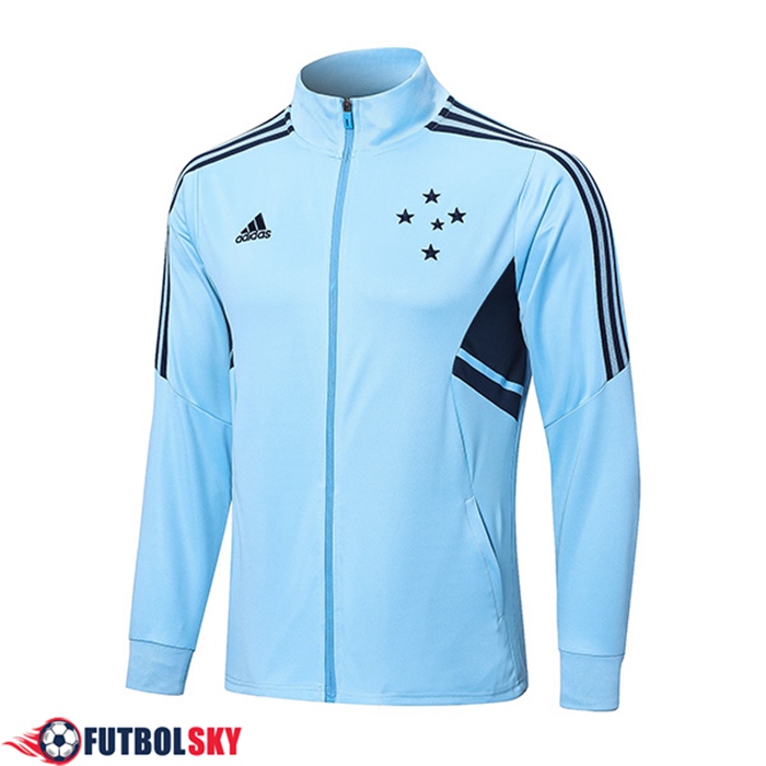 Chaquetas Futbol Cruzeiro EC Azul Claro 2022/2023