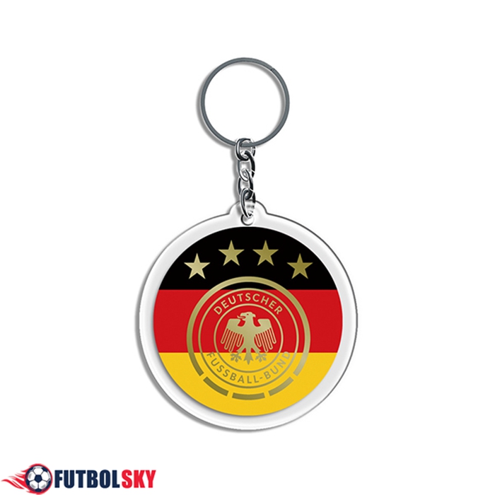 Nueva Titular de la clave Arrondir Copa Del Mundo 2022 Alemania Negro/Rojo/Amarillo
