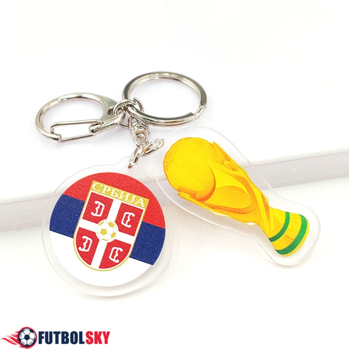 Nueva Titular de la clave Arrondir Copa Del Mundo 2022 + Serbia Rojo/Blanco/Azul