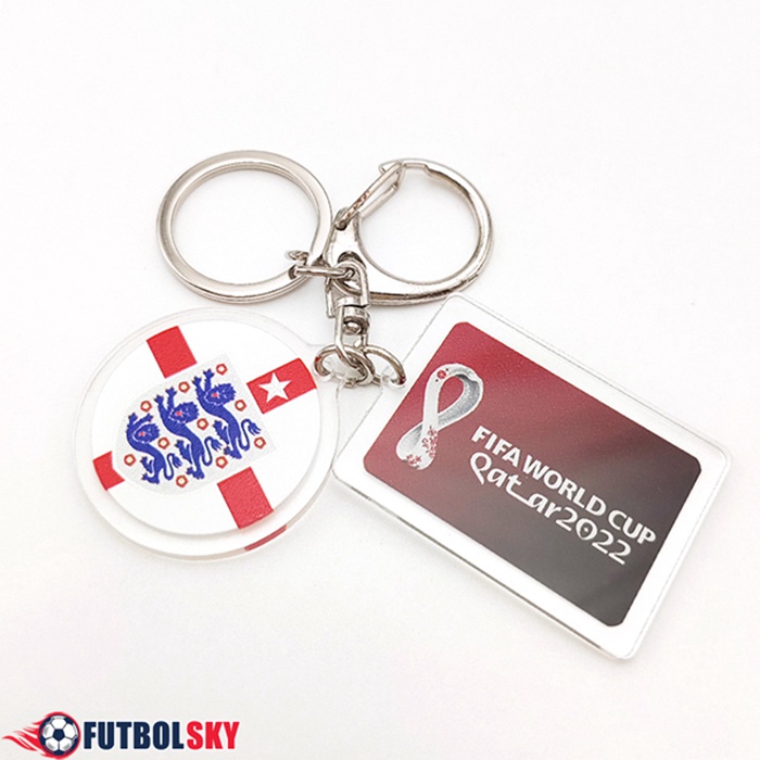 Nouvelle Titular de la clave Copa Del Mundo 2022 Inglaterra Blanco/Rojo