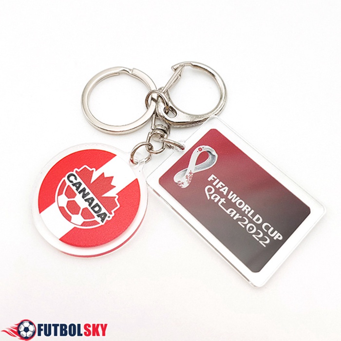Nouvelle Titular de la clave Copa Del Mundo 2022 Canada Blanco/Rojo